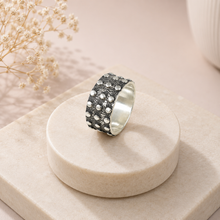 Vansh Dotted Silver Band For Him