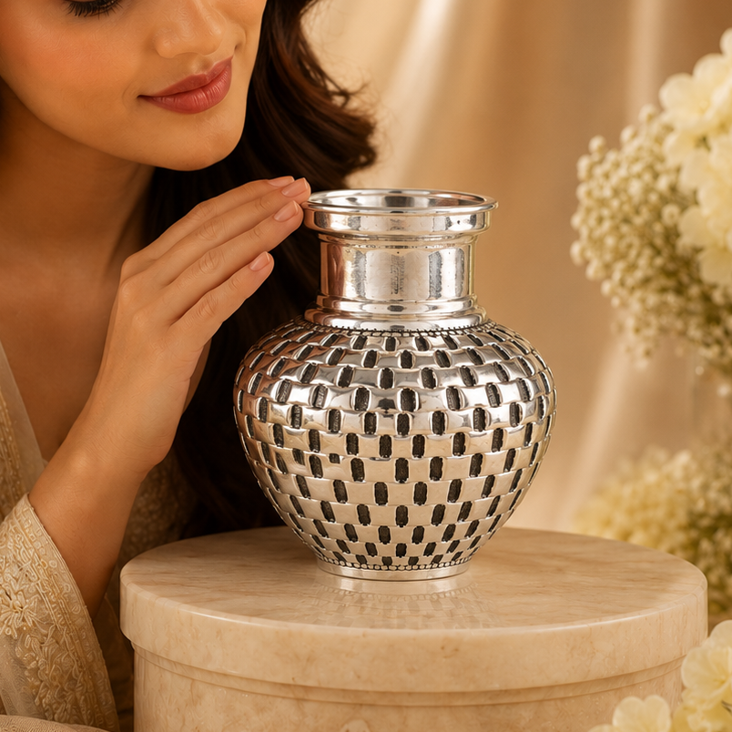 Rivika Fancy Silver Kalash