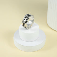 Rudra Knot Design Silver Band For Him
