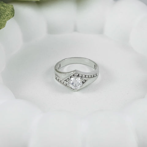 Kunal Nova Spark Silver Ring For Him