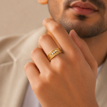 Parth Elite Glow Silver Band For Him