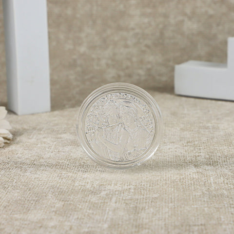 Radha Krishna 20Gm Silver Coin
