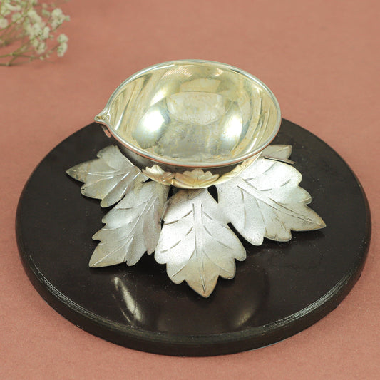 Mehal Charming Silver Diya