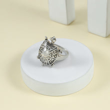 Dhruv Turtle Design Silver Ring For Him