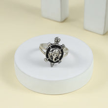 Harsh Divine Ganpati Turtle Silver Ring For Him