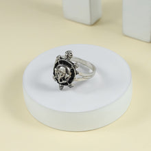 Harsh Divine Ganpati Turtle Silver Ring For Him
