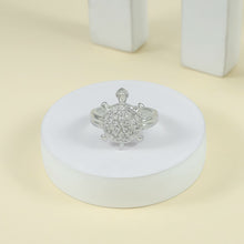 Gautam Glow Turtle Silver Ring For Him
