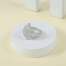 Gautam Glow Turtle Silver Ring For Him
