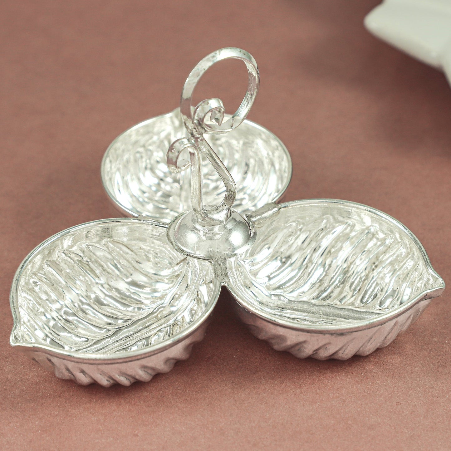 Vina Beautiful Silver Diya