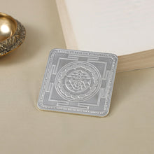 Divine Lakshmi Ganesh 50Gm Square  Silver Coin
