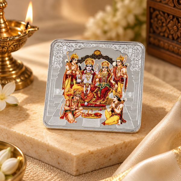 Ram Darbar Divine 50Gm Silver Coin