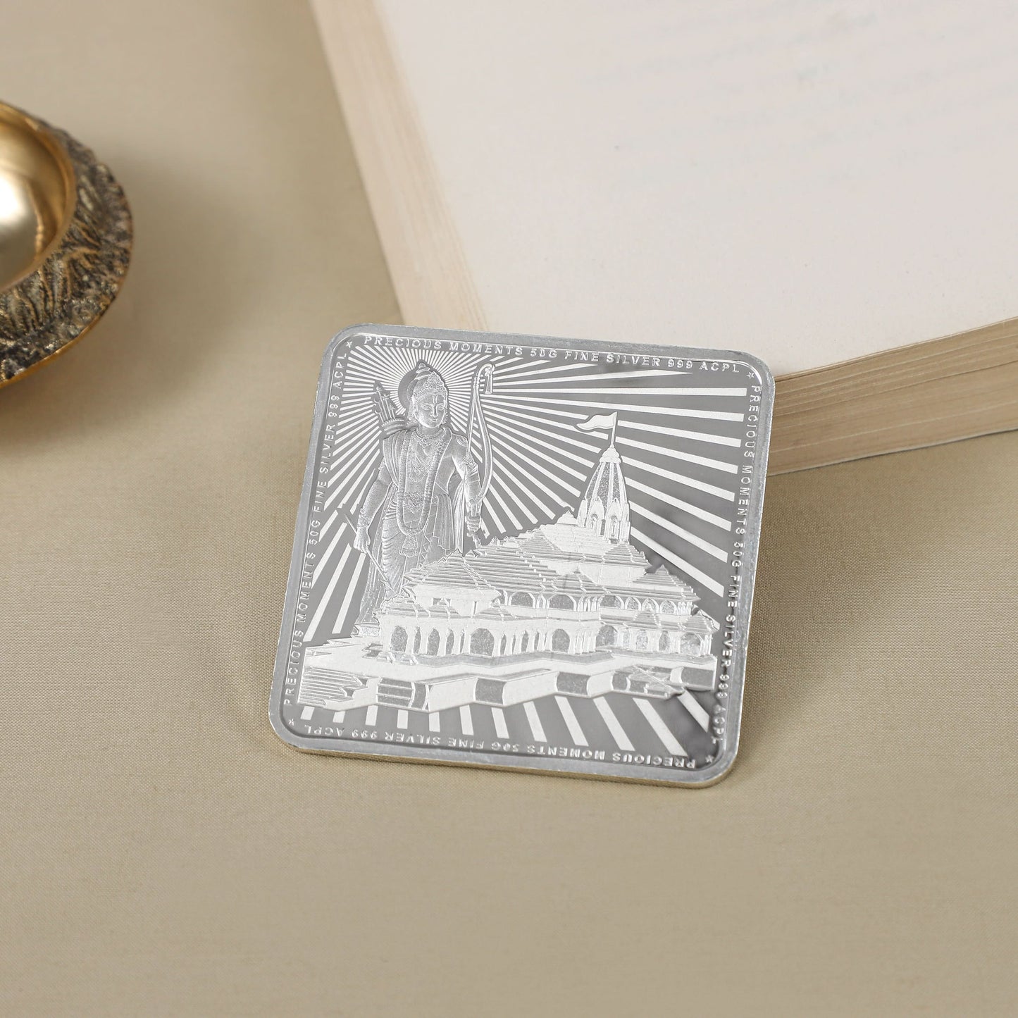 Ram Darbar Divine 50Gm Silver Coin