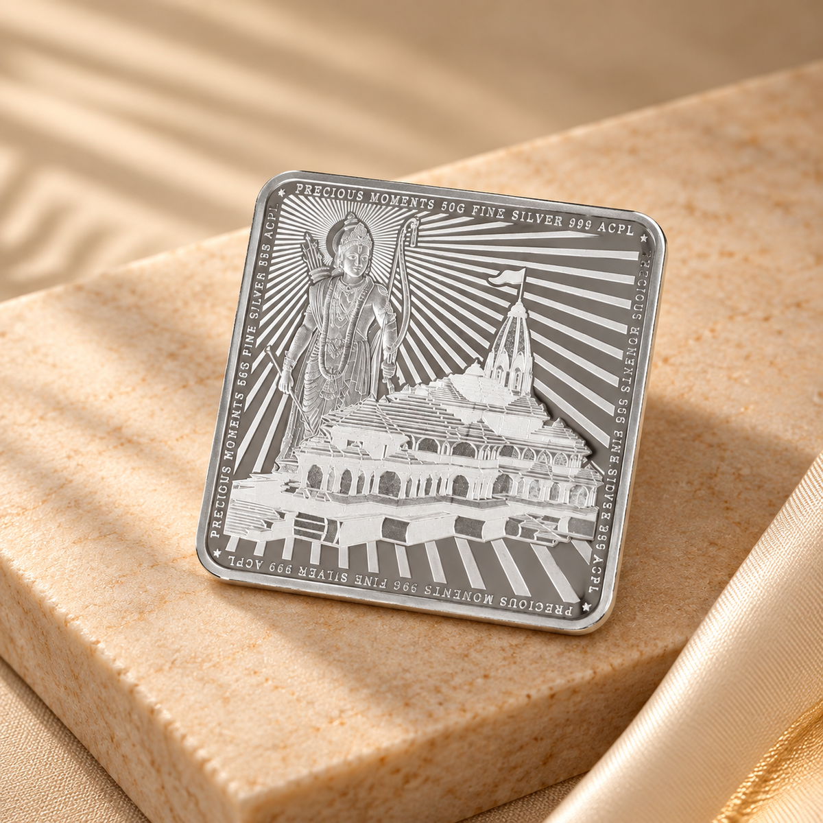 Ram Darbar Divine 50Gm Silver Coin