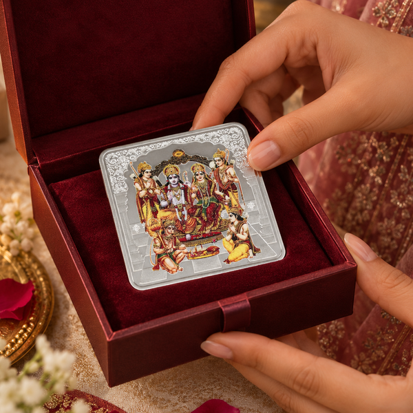 Ram Darbar Divine 50Gm Silver Coin