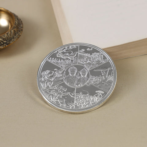 Dashavatar Divine 100Gm Silver Coin