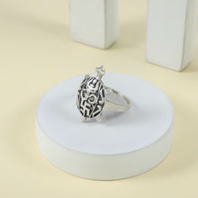 Tanish Om Turtle Silver Ring For Him