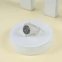 Tribal Turtle Pattern Silver Ring For Him