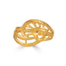 Tanishka Elegant Filigree Gold Ring