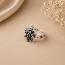 Antique Turtle Style Silver Ring For Him