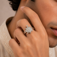 Samar Crystal Turtle Silver Ring For Him
