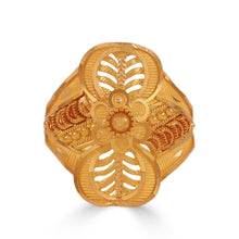 Kanika Floral Grace Gold Ring