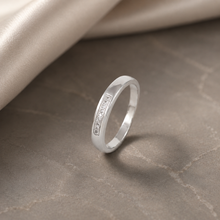 Arnav Simple Band  Silver Ring For Him