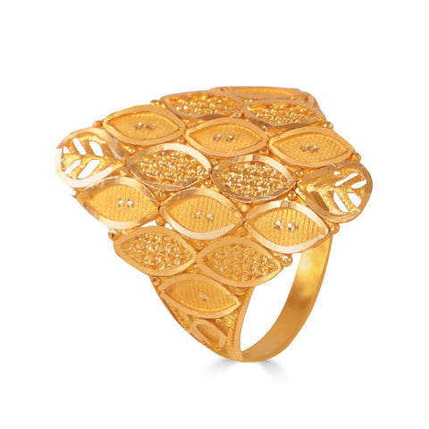 Liyana Petal Harmony Gold Ring