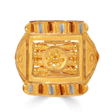 Vedika Tri-Tone Heritage Ring
