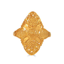 Nivriti Heritage Petal Gold Ring