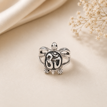Yuvraj Om Turtle Silver Ring For Him