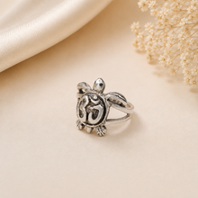Yuvraj Om Turtle Silver Ring For Him