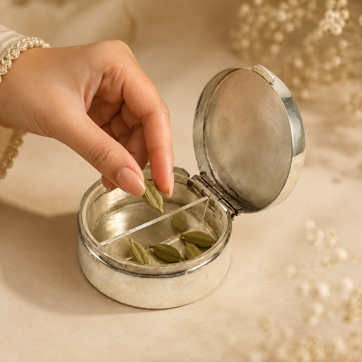 Trendy Silver Box