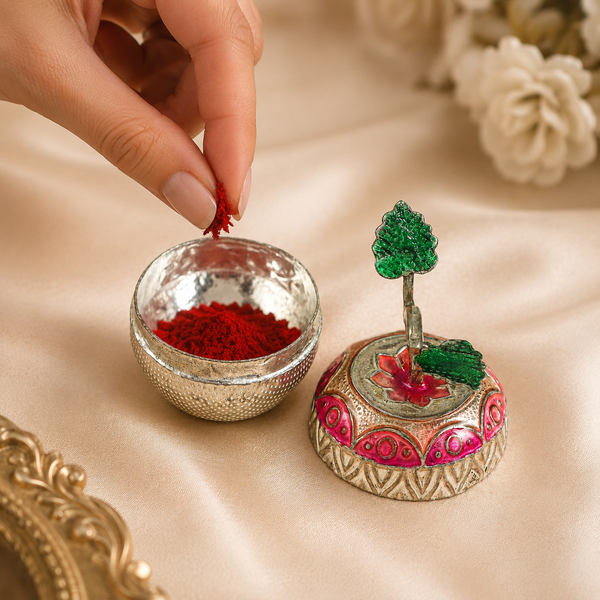 Colorful Design Silver Box