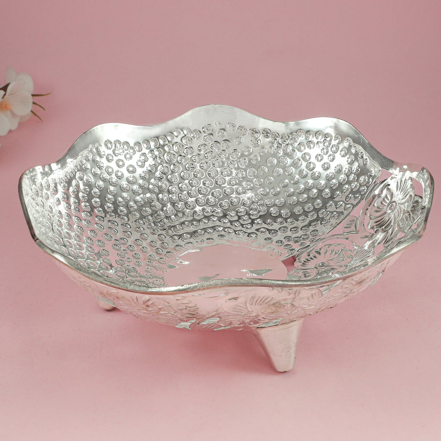 Jovial Silver Bowl