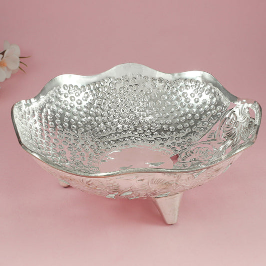 Jovial Silver Bowl