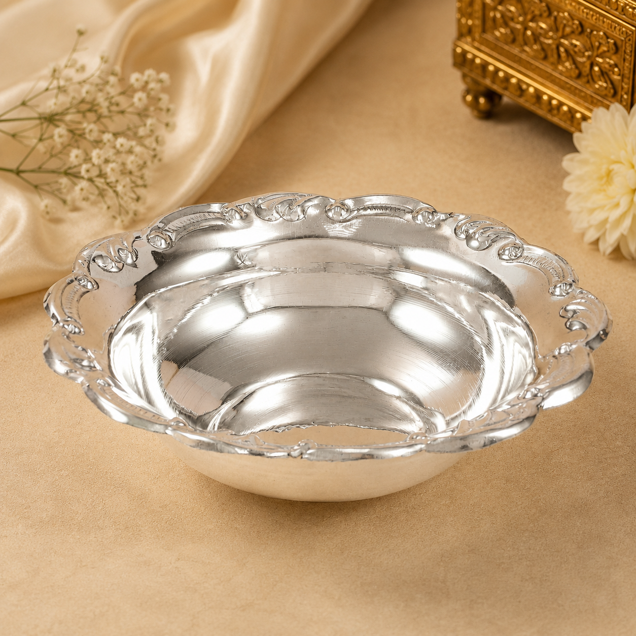 Modern Silver Bowl