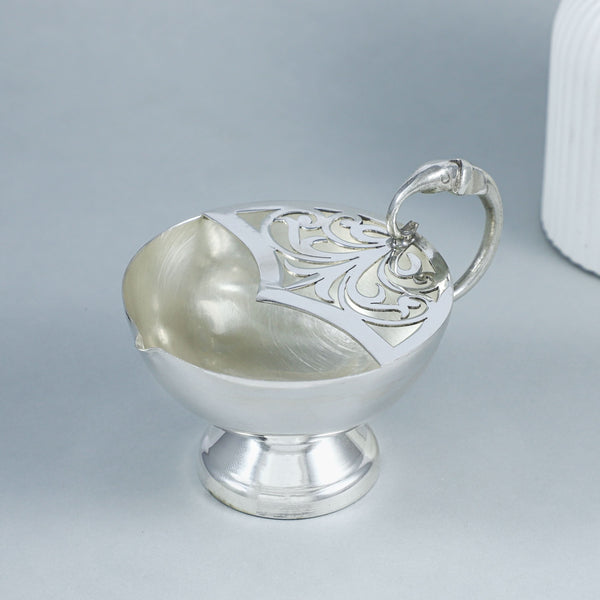 Royal Swan Silver Diya