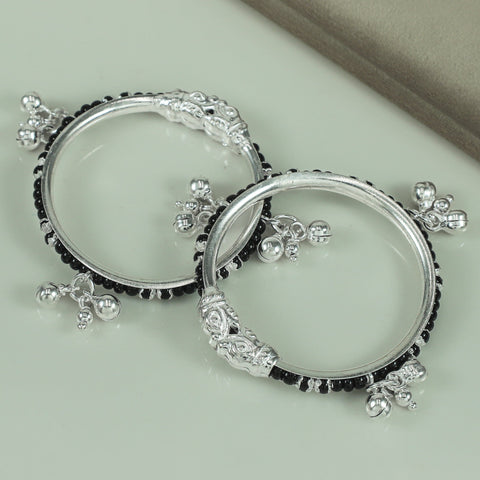 Mani Silver Baby  Bangles Nazariya