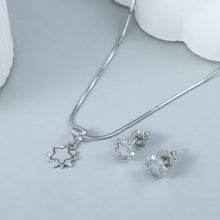 Twinkle Star Silver Pendant Set