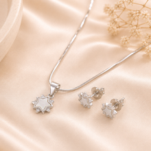 Twinkle Star Silver Pendant Set