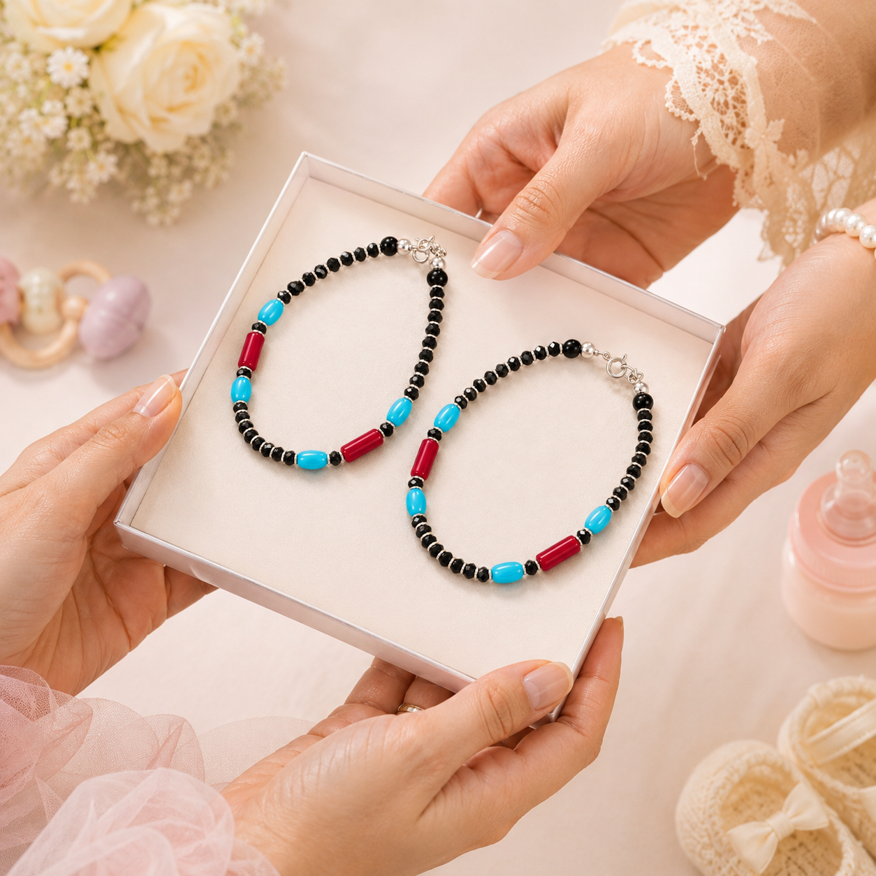 Aapti Silver Nazariya For Kids