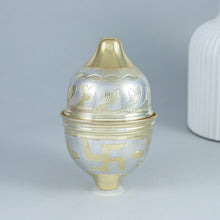 Shree Swastik Silver Nariyal