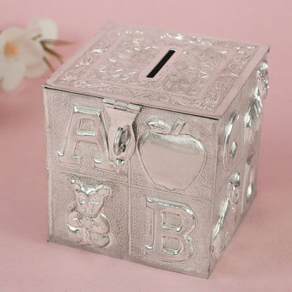 Beautiful Silver Piggy Bank