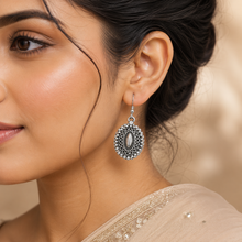 Jasmin Oval Grace Silver Earrings