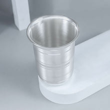 Modern Linework Silver Glass