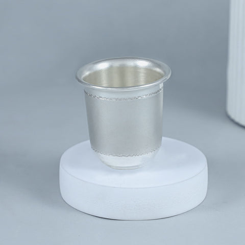 Subtle Shine Silver Glass