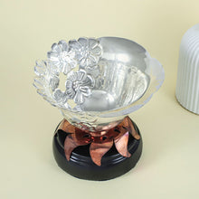 Designer Floral Silver Bowl