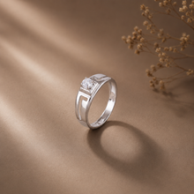 Karan Classic Slim Silver Ring For Him
