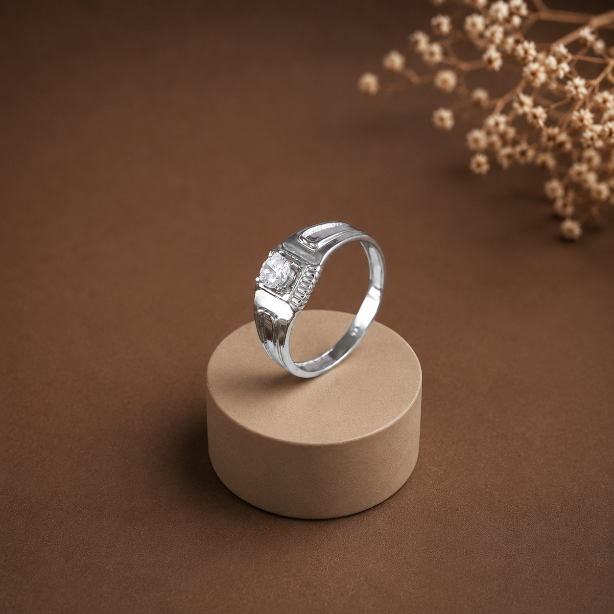 Devansh Classy & Elegant Silver Ring For Him