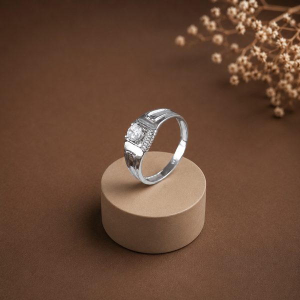 Devansh Classy & Elegant Silver Ring For Him